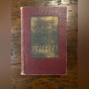 The Philosophy of Life by Anderson M. Baten - 1930 - author signed